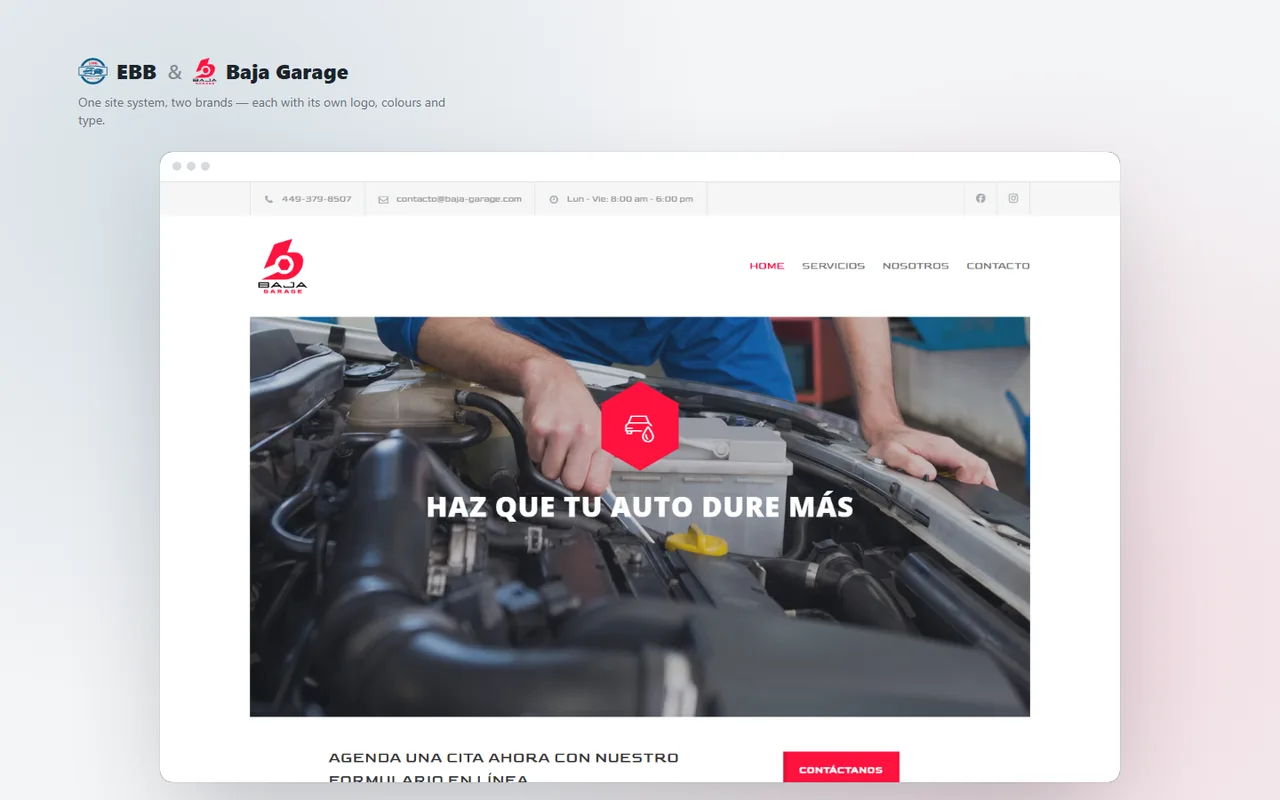 Homepage: Baja Garage