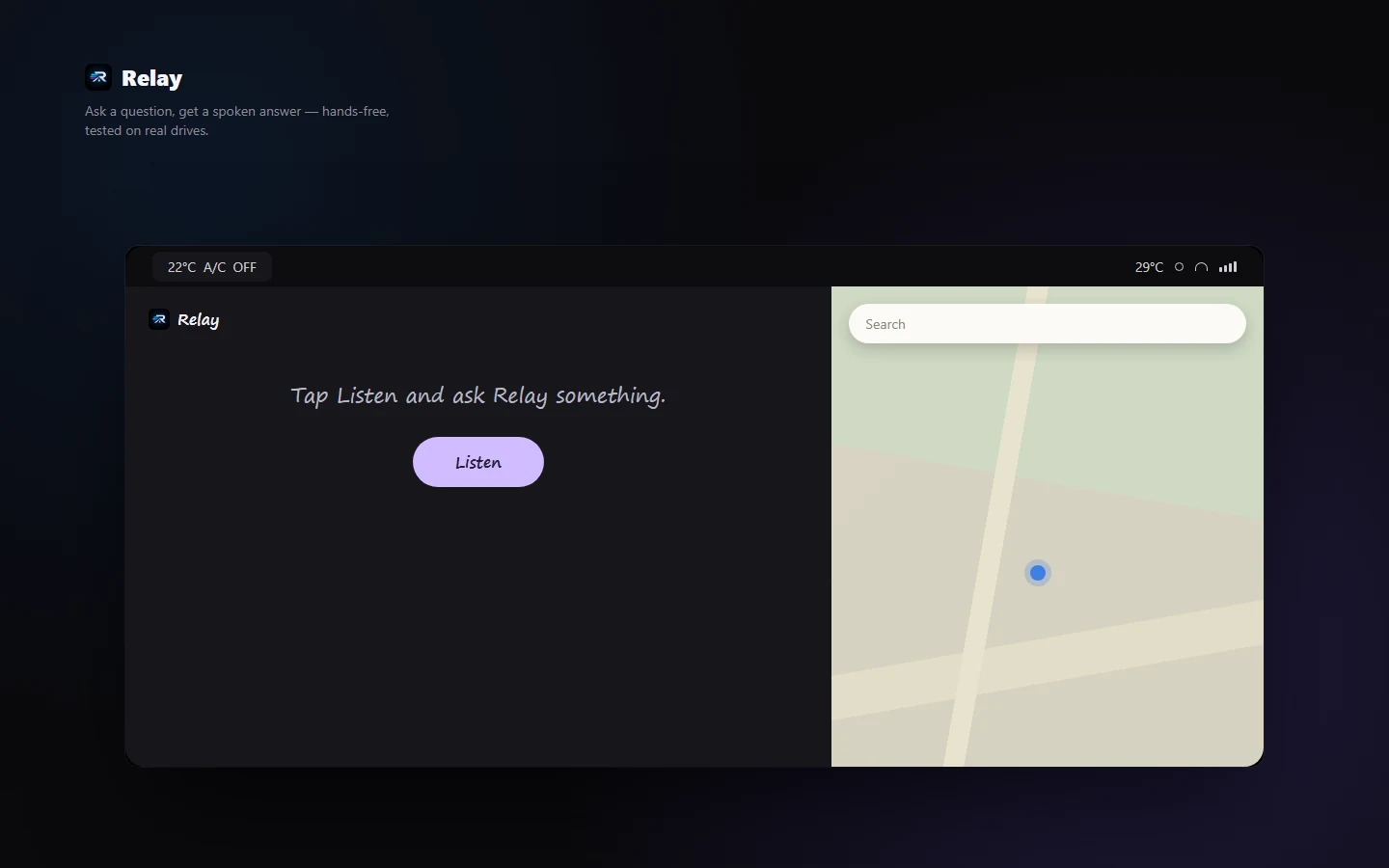 Relay screenshot